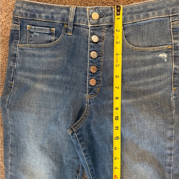 GAP Women's High Rise Button-Fly Jeans - Picture 2 of 7